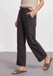 Straight Leg Hose im Casual Fit mit Turn