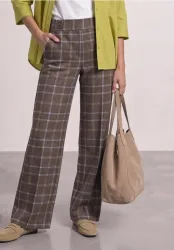 Wide Leg Velorus Hose im Casual Fit