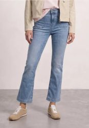 High Waist Bootcut Jeans im Slim Fit