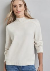 Pullover mit Knopfdetail