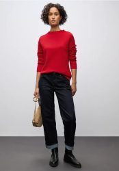 Pullover mit Rollkante