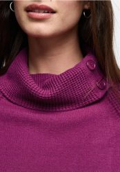 Pullover mit Stehkragen