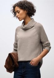 Pullover mit Stehkragen