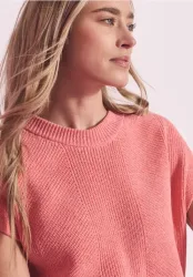 Ärmelloser Chenille Pullover
