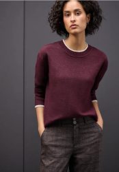Pullover mit Kontrastdetails