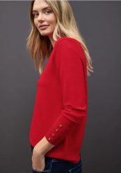 Pullover mit Knopfdetail