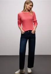 Pullover mit Rippstruktur