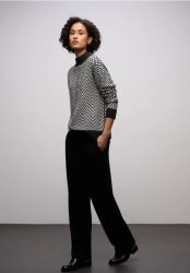 Jacquard Turtleneck Pullover
