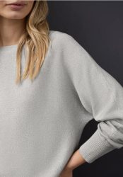 Glitzernder Dolman Pullover