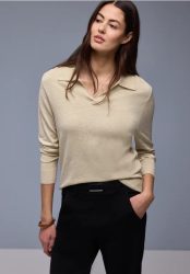 Pullover mit Polokragen