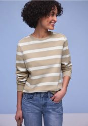 Gestreiftes Sweatshirt
