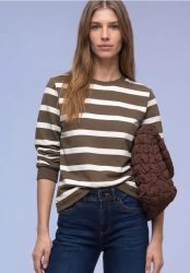 Gestreiftes Sweatshirt