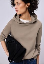 Hoodie in Unifarbe