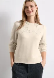 Pullover mit Emboidery Wording