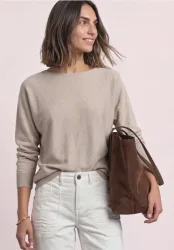 Dolman Pullover mit Boat Neck