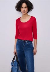 Basic Shirt mit blickdichter Front