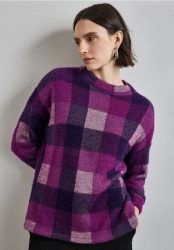 Kariertes Turtleneck Shirt