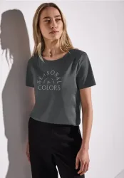 Basic Shirt mit Wording