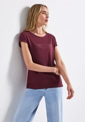 Basic Shirt mit Print