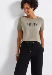 Basic Shirt mit Print