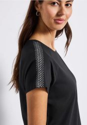 Shirt mit Schulterdetail