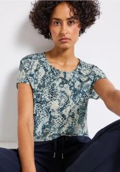 Materialmix Snake Shirt