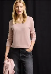 Shirt mit Carrée Ausschnitt