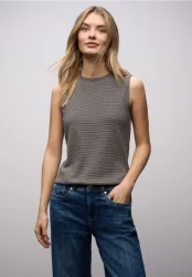 Gestreiftes Basic Top