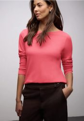 Shirt in Unifarbe