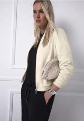 Schimmernde Strukturjacke