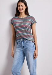 Dropped Shoulder Shirt mit Streifen