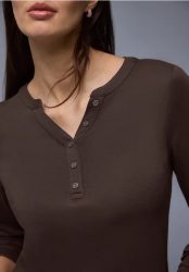 Shirt in Unifarbe