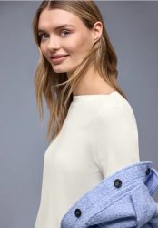 Shirt in Rippstruktur