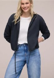 Langarm Jacke mit Turtle Neck