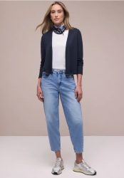 Langarm Jacke in offener Passform