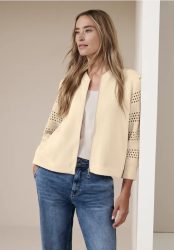 Langarm Jacke im Silk