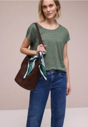 Dropped Shoulder Shirt im Leinen