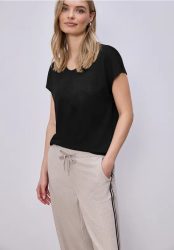 Dropped Shoulder Shirt im Leinen