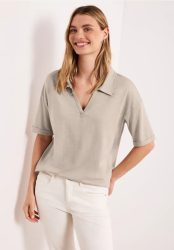 Kurzarm Poloshirt aus Jersey