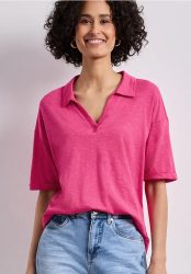 Kurzarm Poloshirt aus Jersey