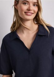 Kurzarm Poloshirt aus Jersey