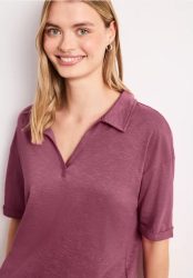 Kurzarm Poloshirt aus Jersey
