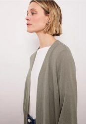 Langarm Jacke im verlängerten Schnitt