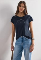 Dropped Shoulder Shirt mit Rundhals