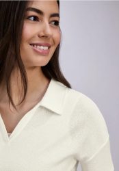 Kurzarm Poloshirt in Unifarbe
