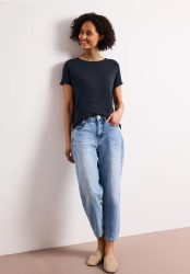 Kurzarm Shirt mit U