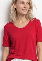 Kurzarm Shirt mit Knotendetail