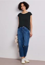 Dropped Shoulder Shirt mit Deko