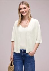 Kurzarm Jacke im Strick