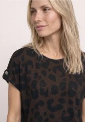 Dropped Shoulder Shirt mit Muster